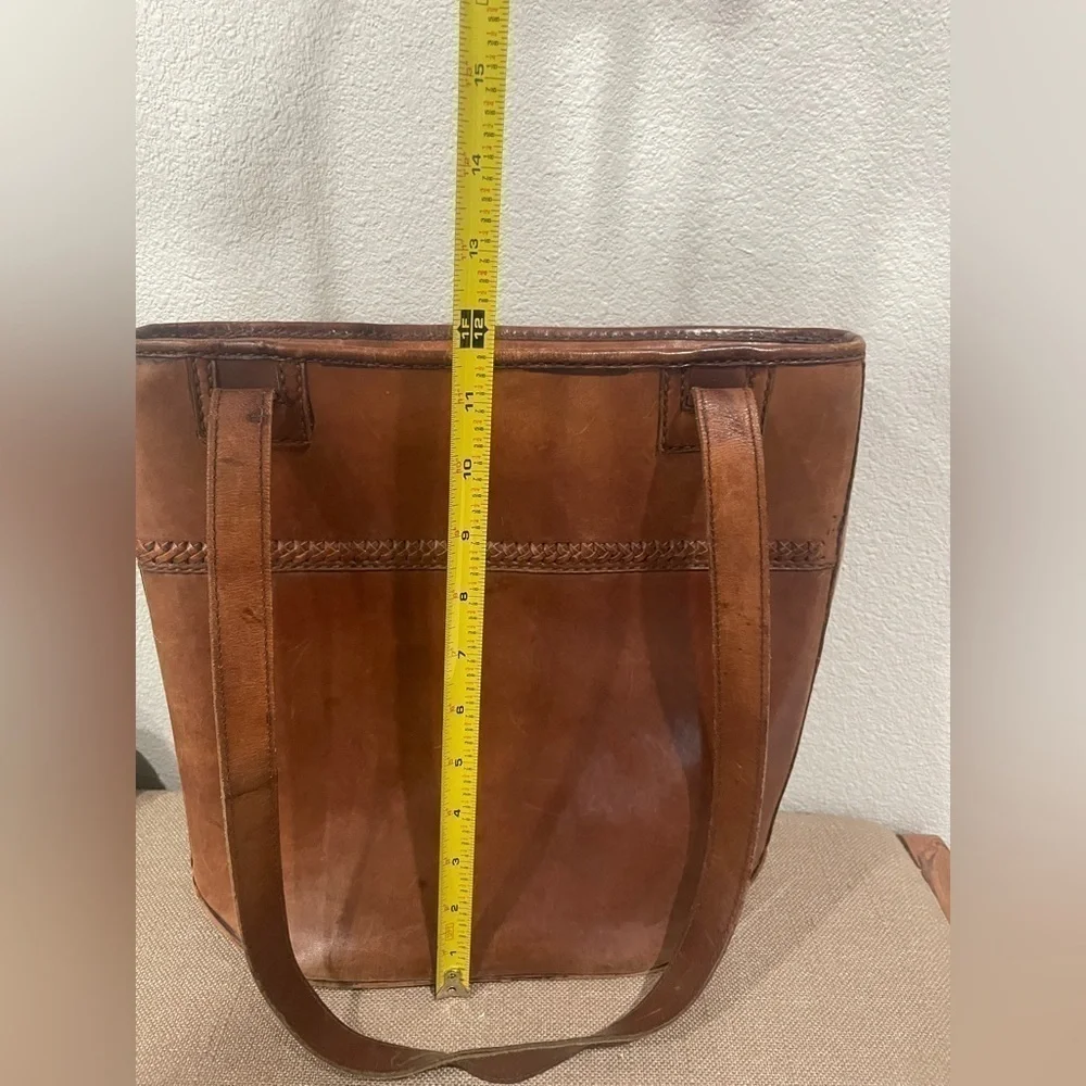 BROWN Leather Shoulder‎ Bag - Picture 7 of 8